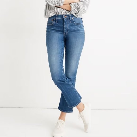 Madewell Cali Demi-Boot Jeans In Tierney Wash: Eco Edition Size 27 K7978